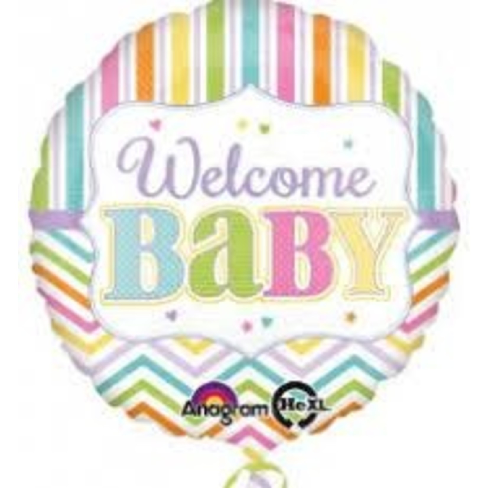 Anagram 18in Welcome Baby Balloon