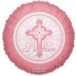 18in Baptism Girl Balloon