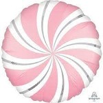 Anagram 18in Candy Swirl Pink Balloon