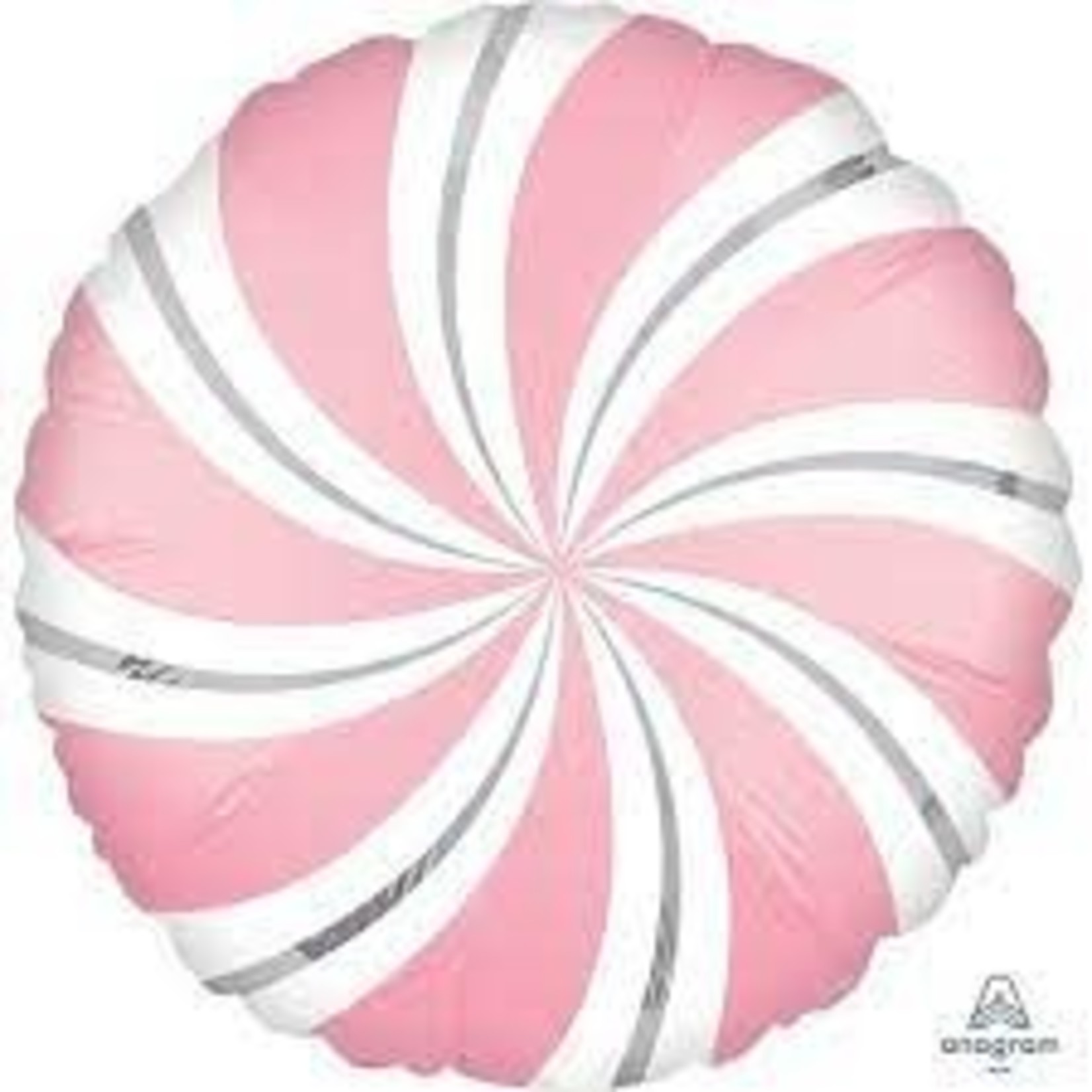 Anagram 18in Candy Swirl Pink Balloon