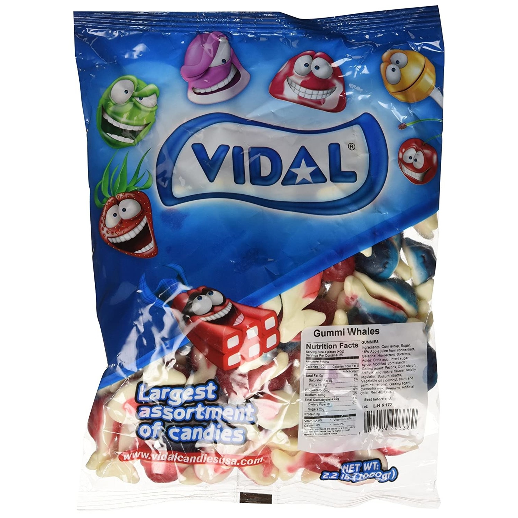 Vidal Gummi Whales 2.2lb