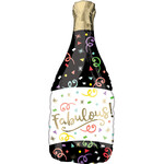 Anagram 36" Confetti Champagne Bottle Balloon