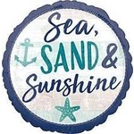 Anagram 18" Sea Sand & Sunshine Balloon
