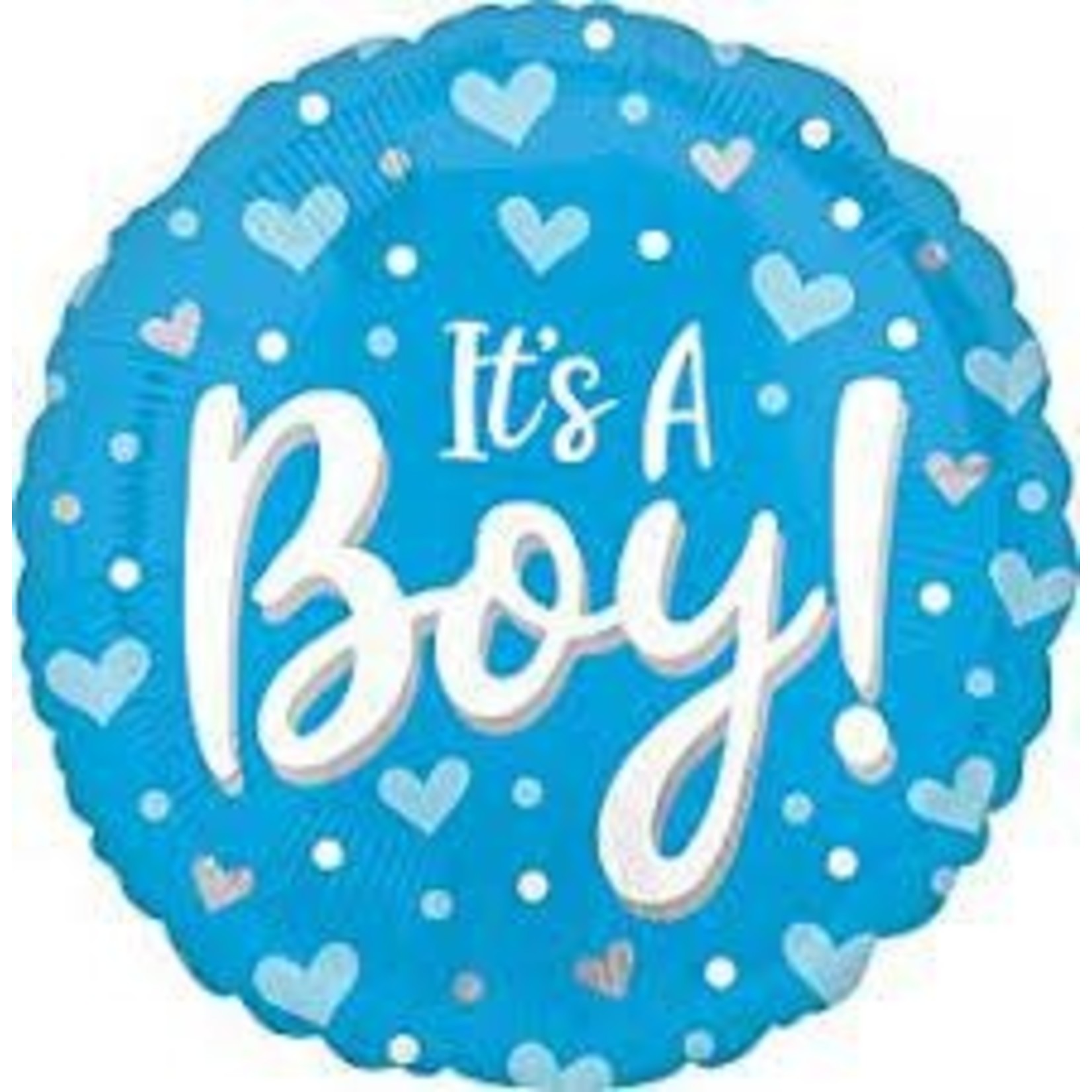 Anagram 18" Its A Boy With Hearts Balloon