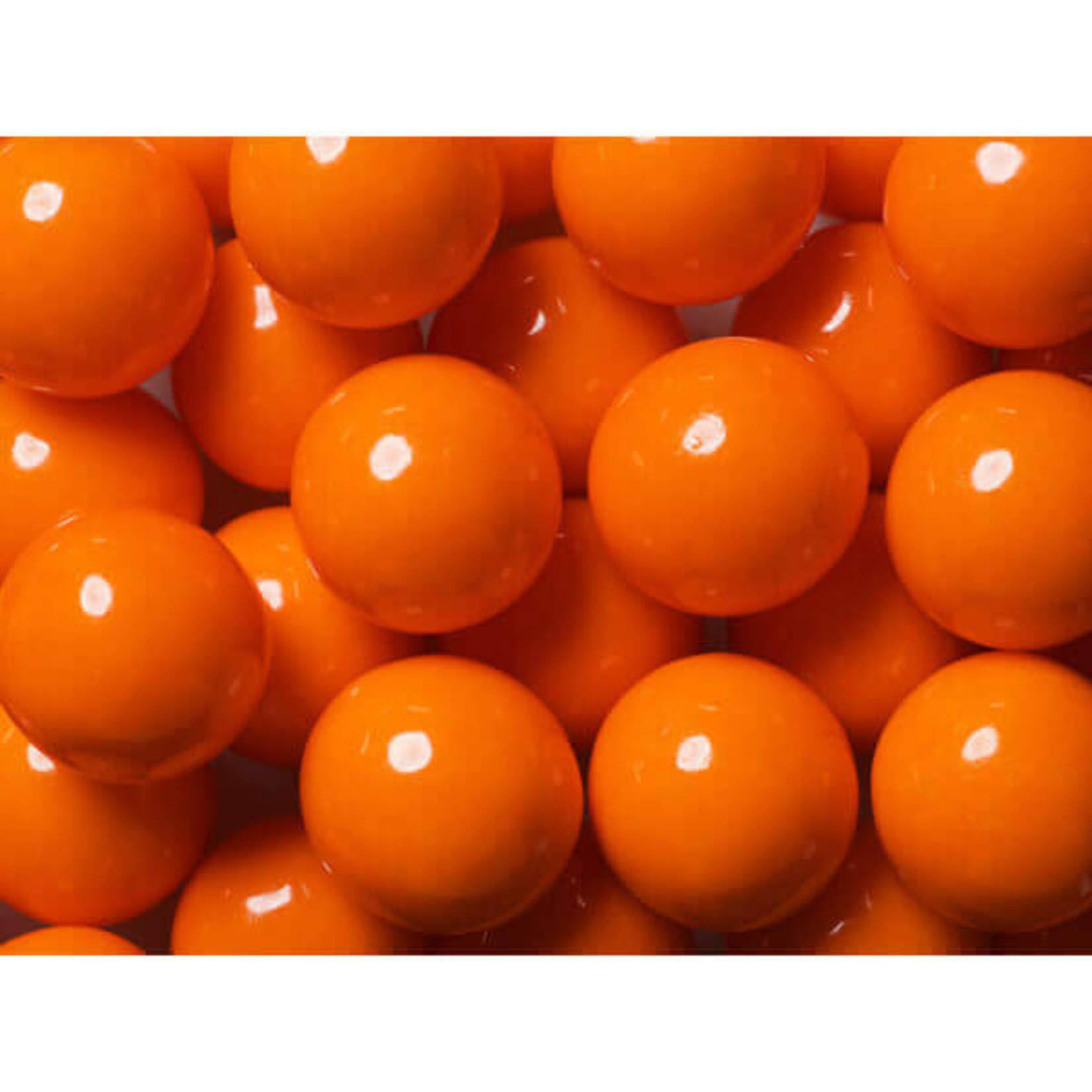 Color Splash 1" Pearl Orange Gumballs