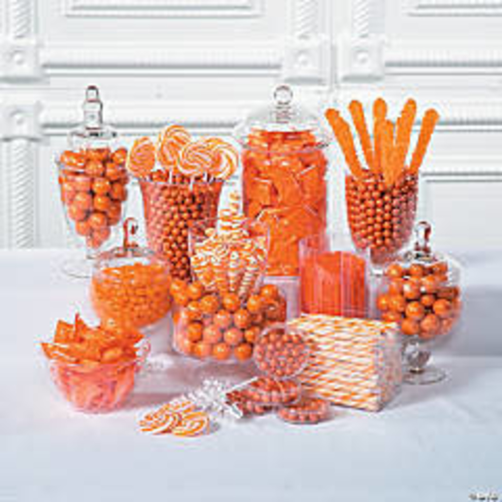 Color Splash 1" Pearl Orange Gumballs