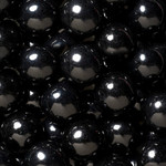 Color Splash 1/2" Black Gumballs