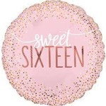 Anagram 18" Sweet Sixteen Birthday Balloon
