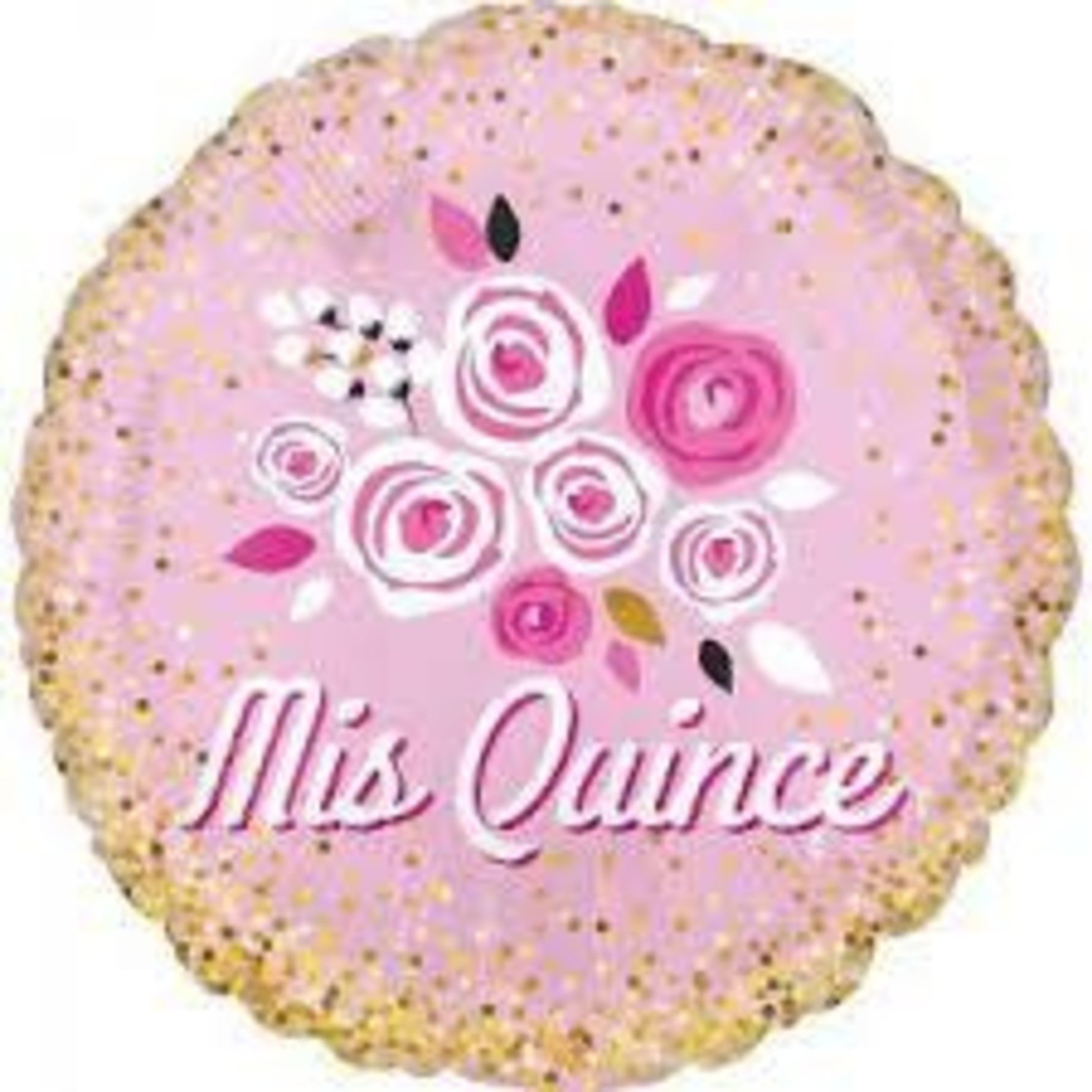 Anagram 18" Mis Quince Floral Balloon
