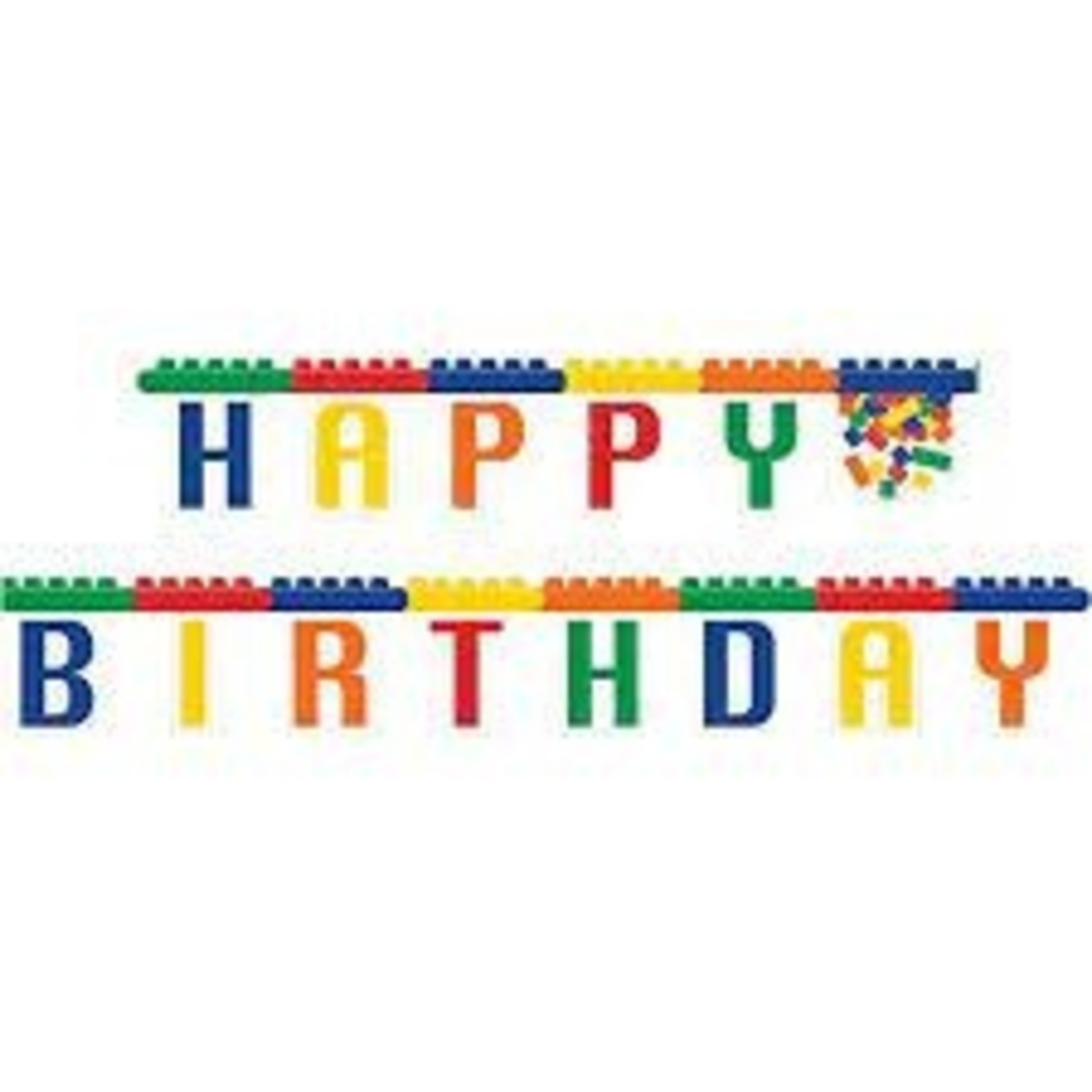 Lego Banner Happy Birthday
