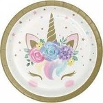 Unicorn 8ct Plates 7"