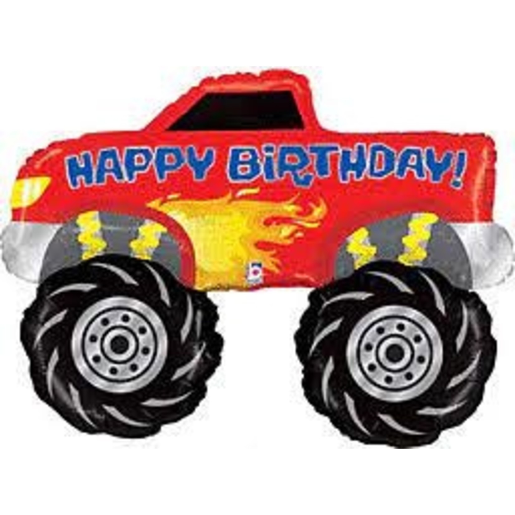 40" Monster Truck Birthday Balloon