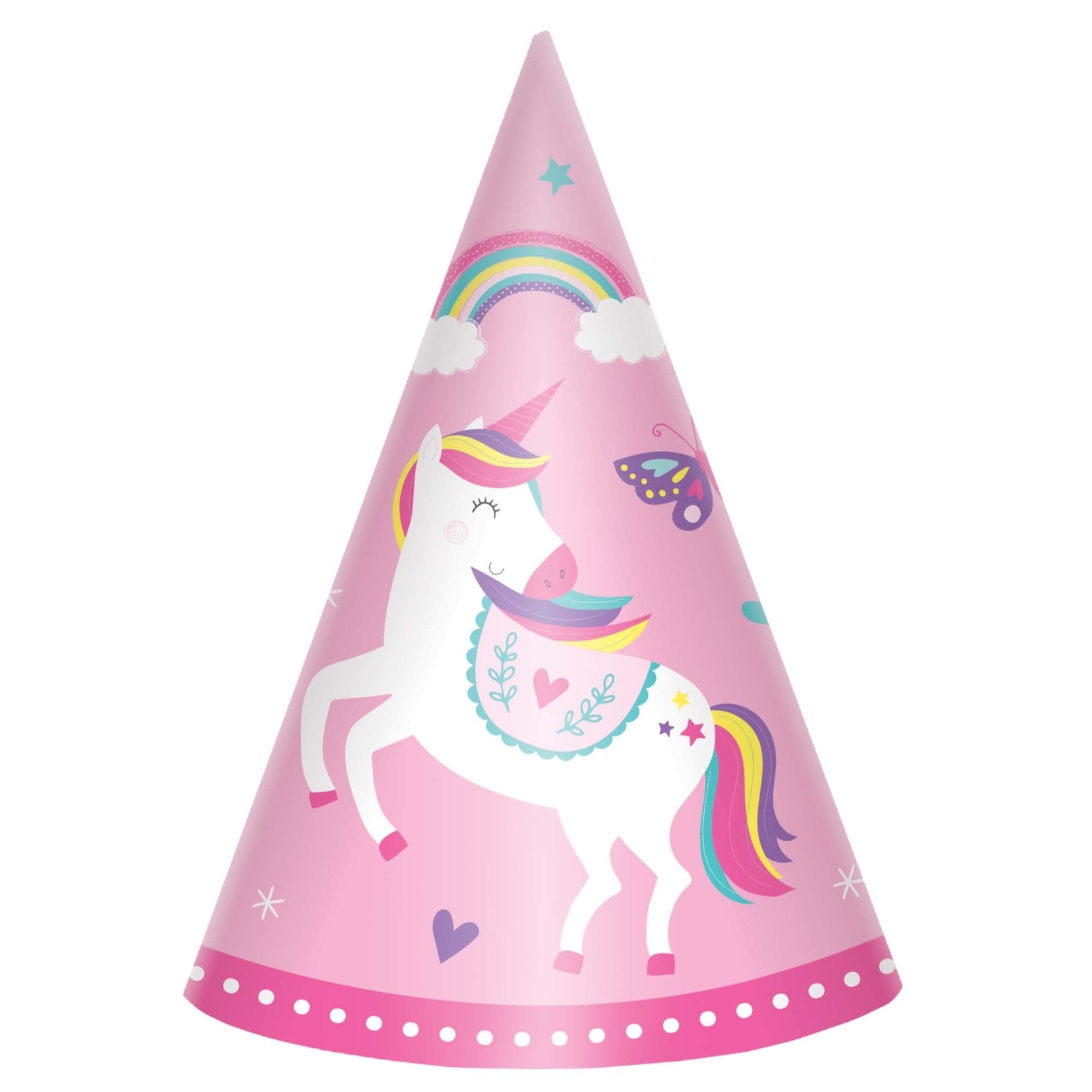 Unicorn 8ct. Party Hats