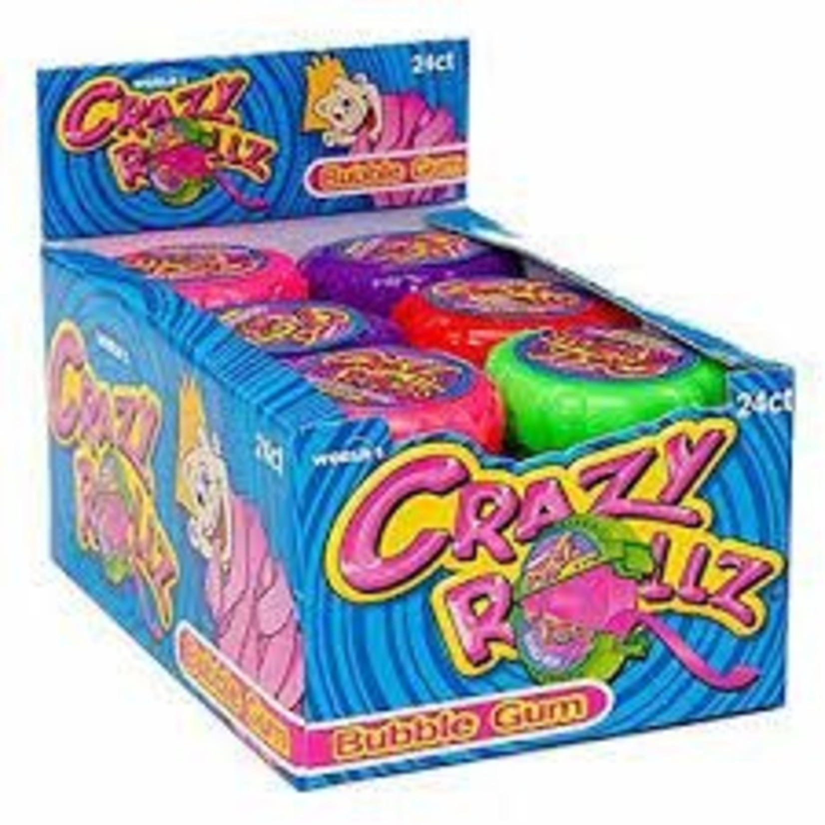 Crazy Rollz Bubble Gum 24ct