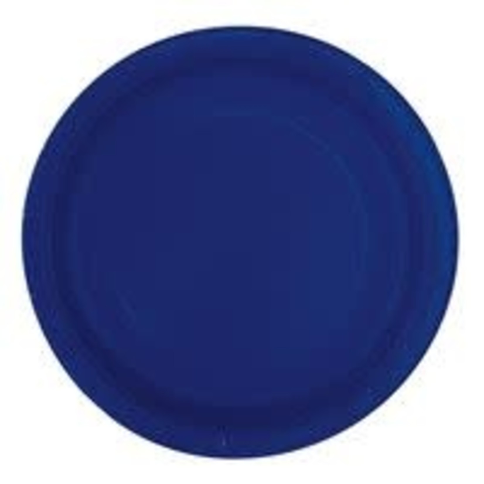 7" Navy Blue 20ct Round Plates