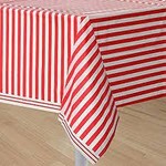 Ruby Red Stripe Tablecover