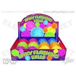 Flashing Spiky Balls 75mm 12ct