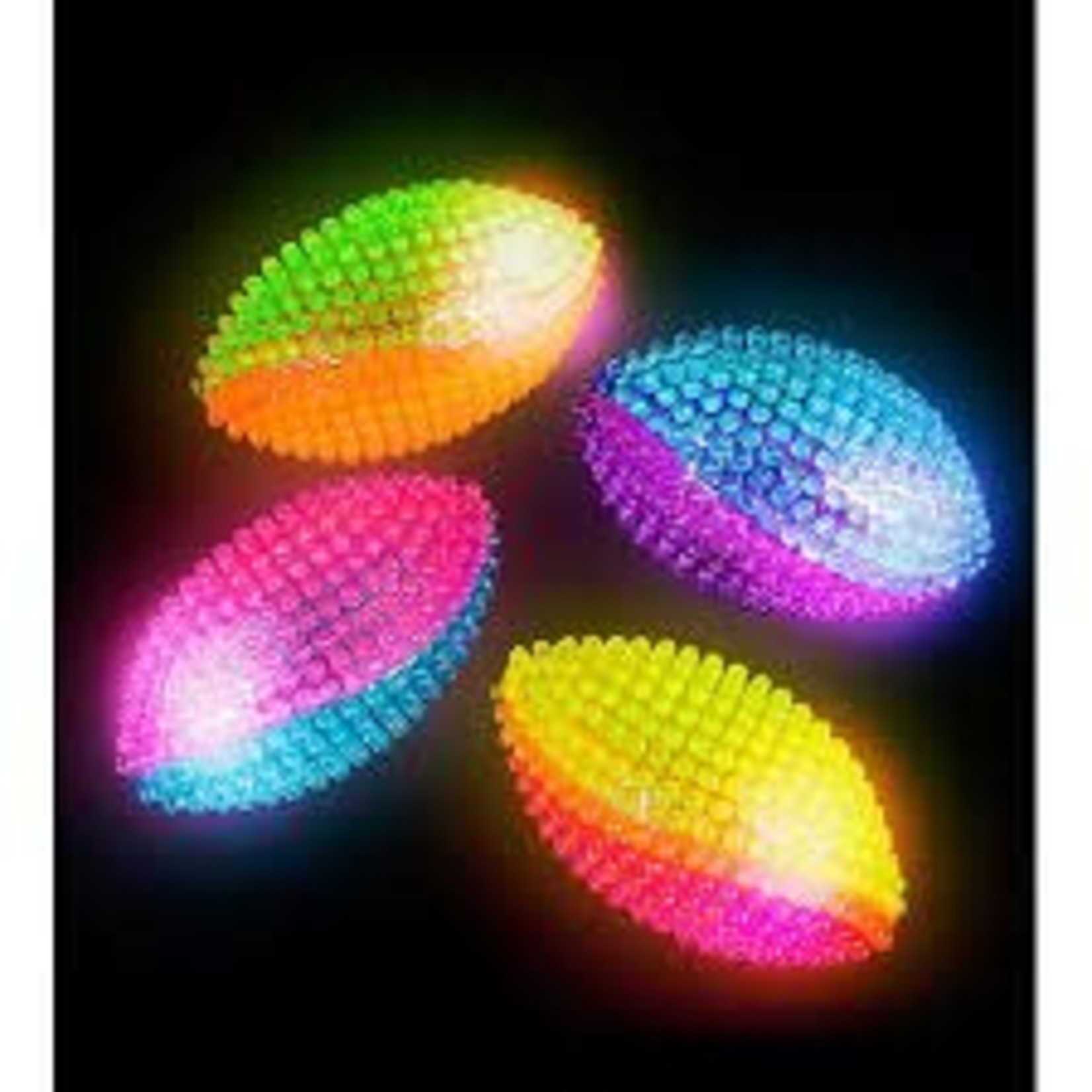 Flashing Light Up Football 6 pcs