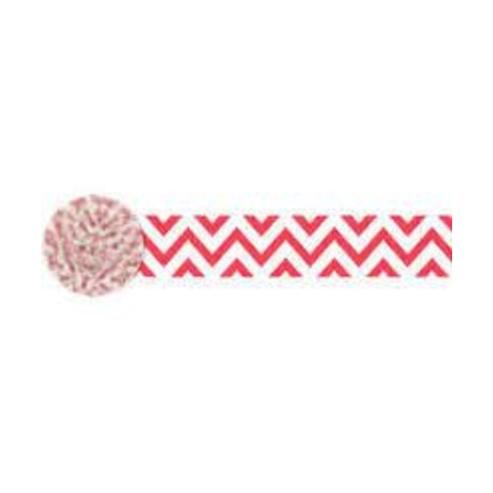 Pink Chevron Streamer