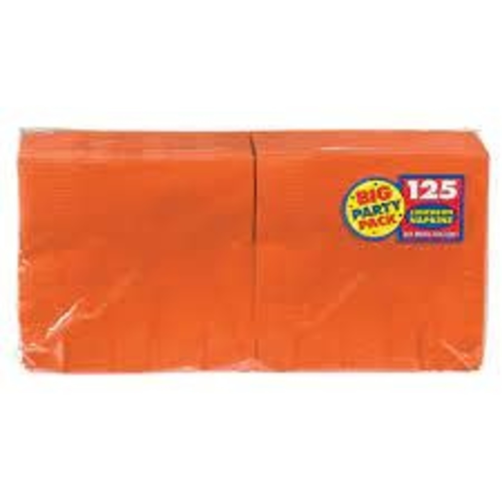 Orange Beverage Napkins 125ct