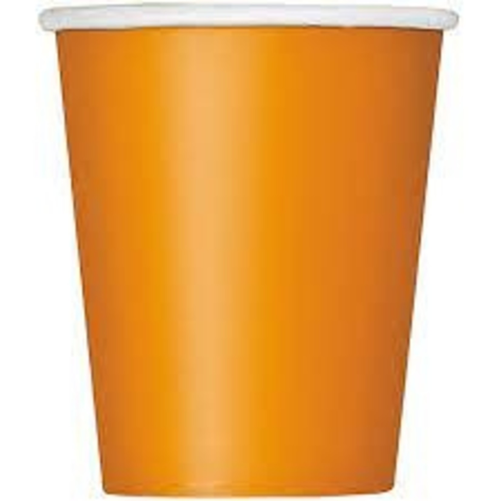 Orange 9oz Cups 14ct