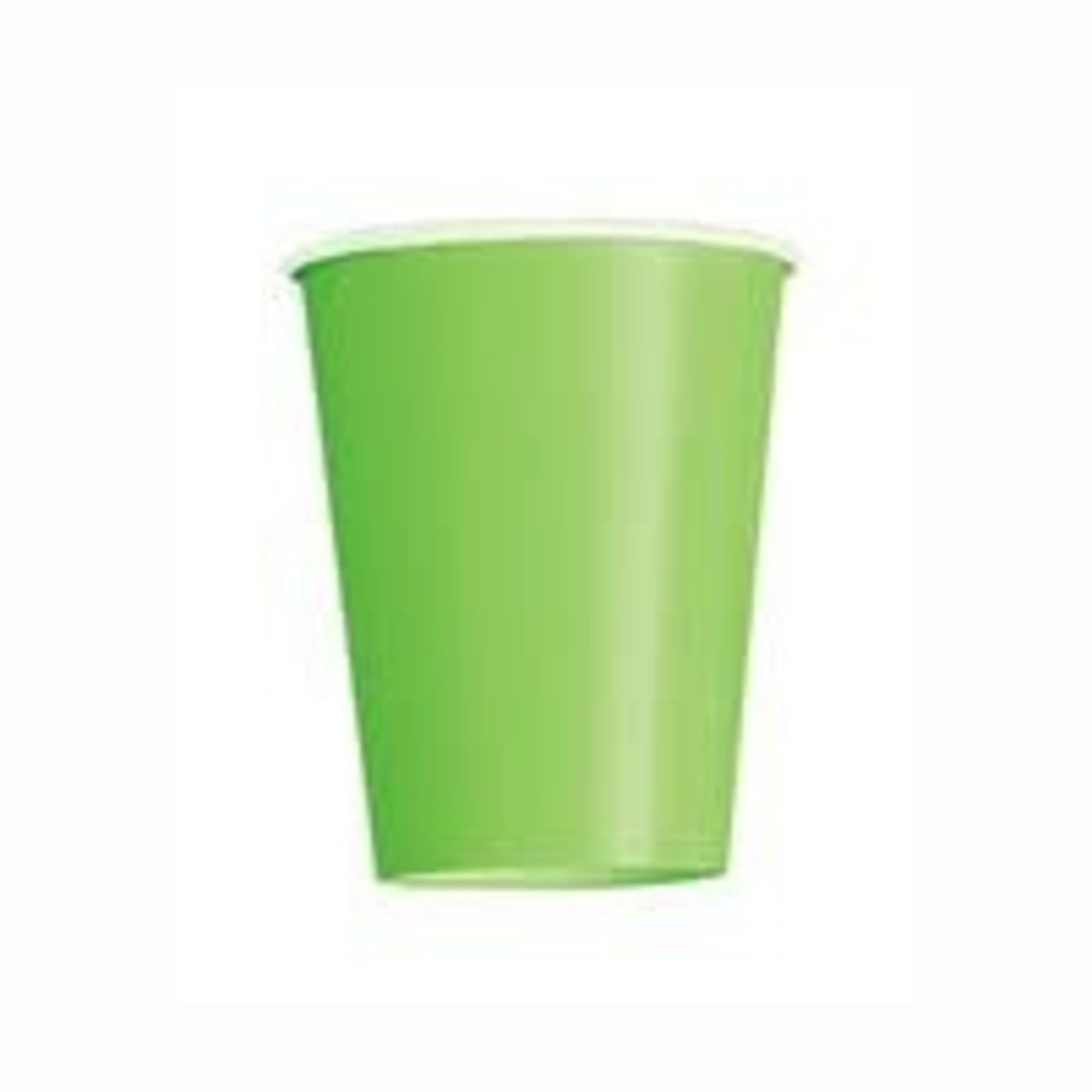 Lime Green Solid 9oz Paper Cups 14c