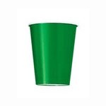 Emerald Green Solid 9oz Paper Cups