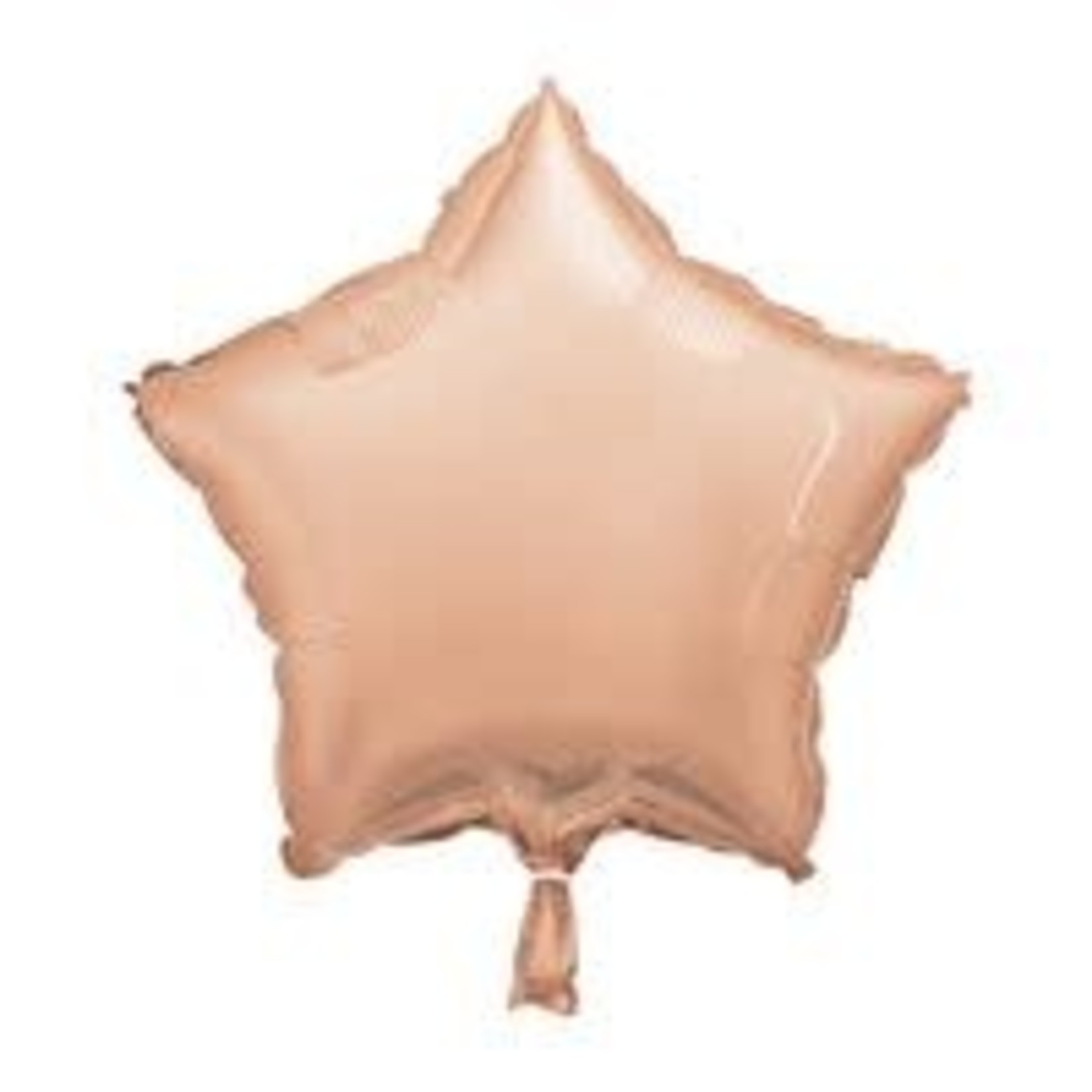 Rose Gold Solid Star Foil Balloon 18"  Packaged