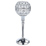 Crystal Goblet Candle Holder 10.25"