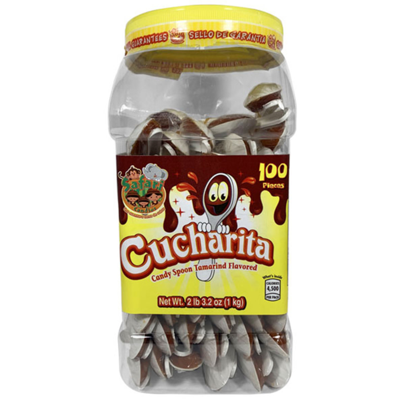 Safari Cucharita Jar 100ct