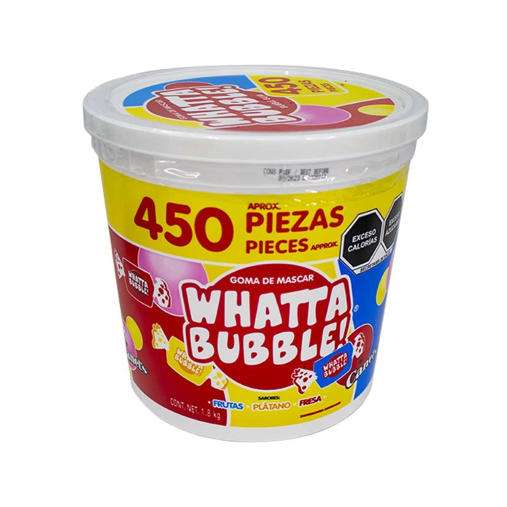 Whatta Bubble! Bubble Gum Bucket 450pcs Valentina's Party World