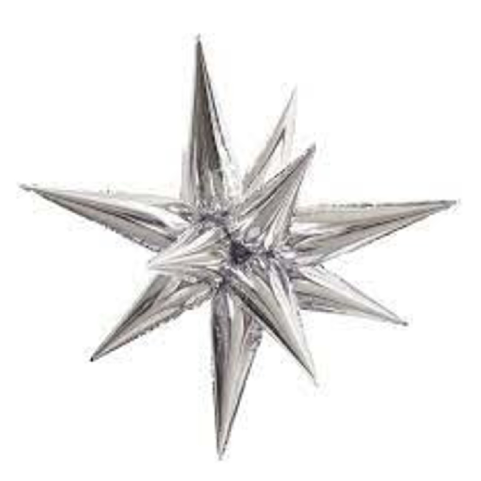 40" Silver Magic Star Balloon