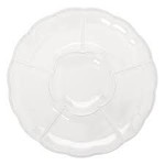 16" Clear Compartment Tray