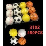 Sports Stress Ball 12ct