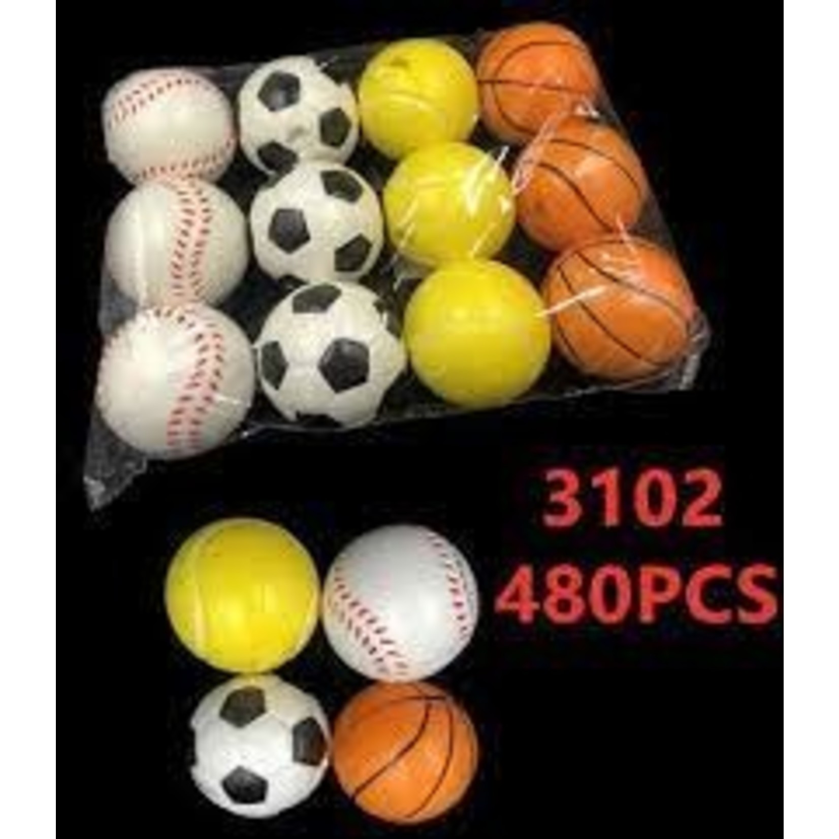 Sports Stress Ball 12ct