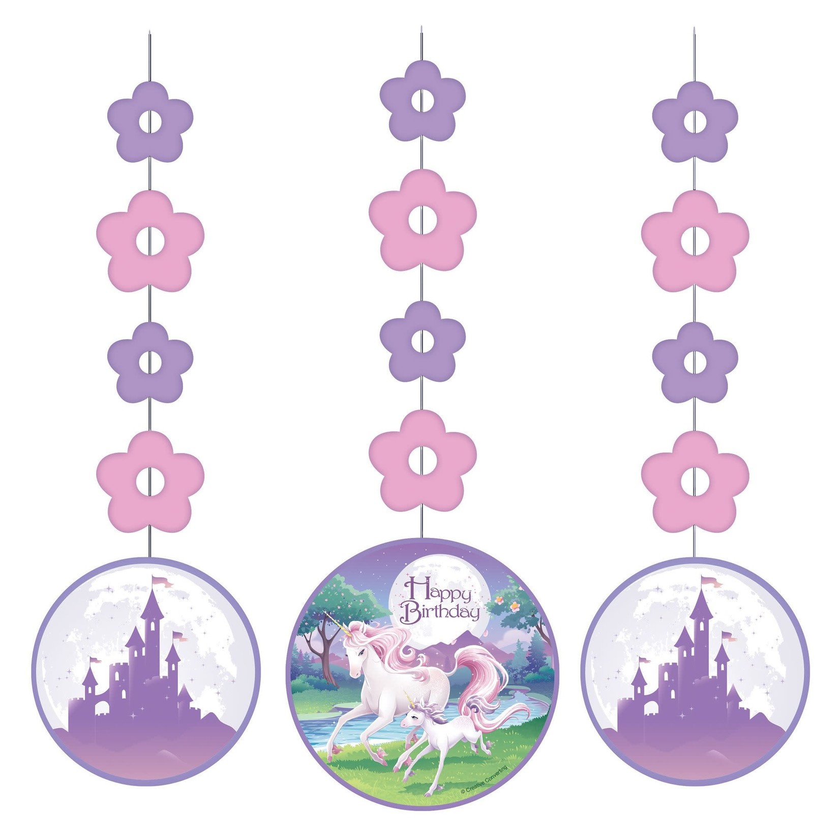 Unicorn Fantasy Hanging Cutouts