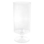 Tall Cylinder Plastic Jar - Clear