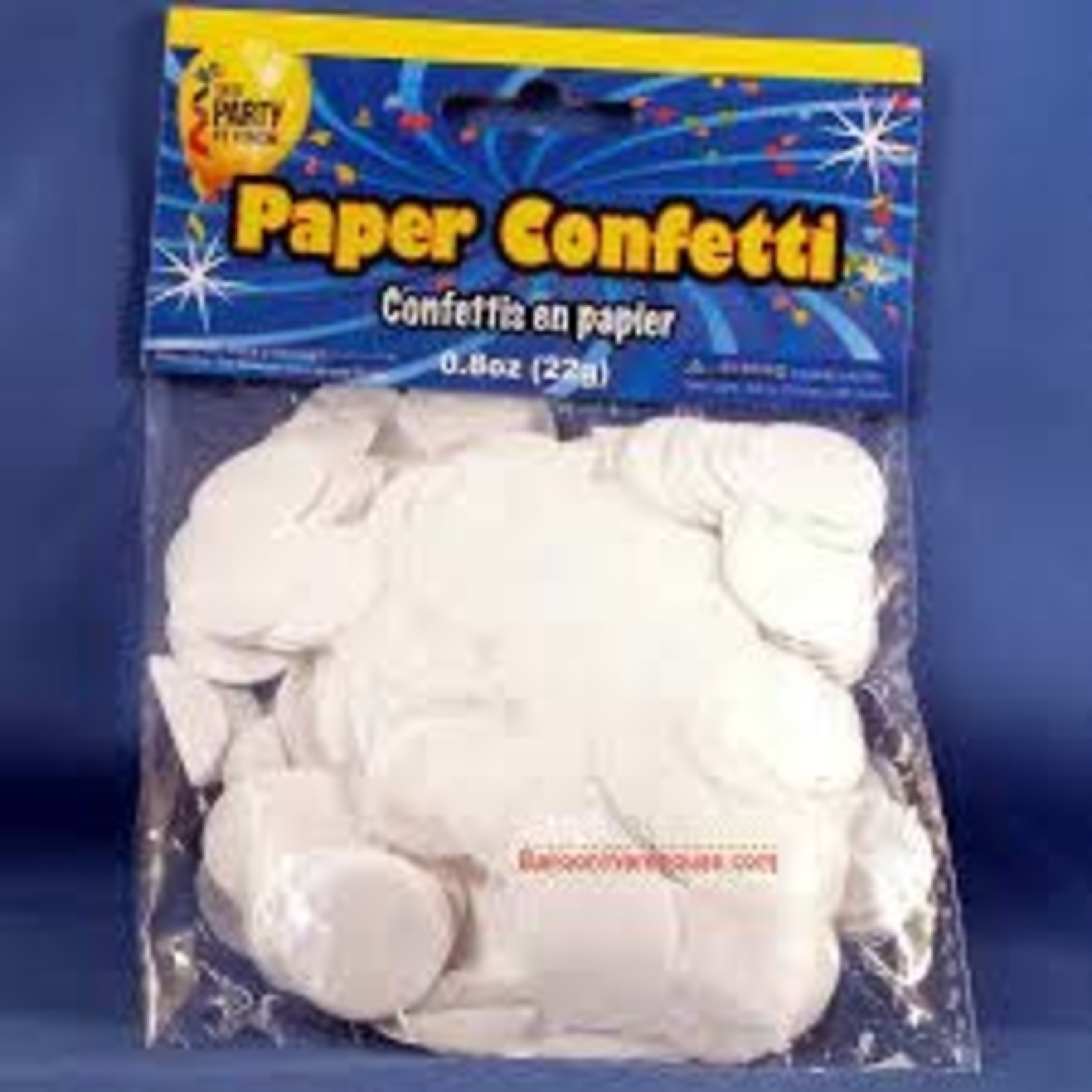 White Paper Confetti Dots