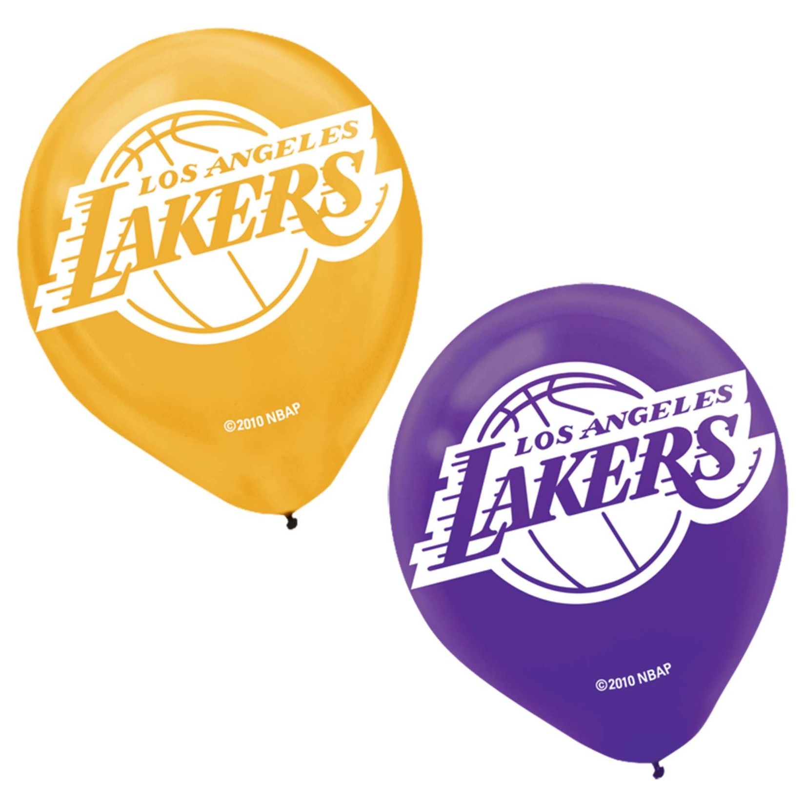 LA Lakers Printed Latex Balloons