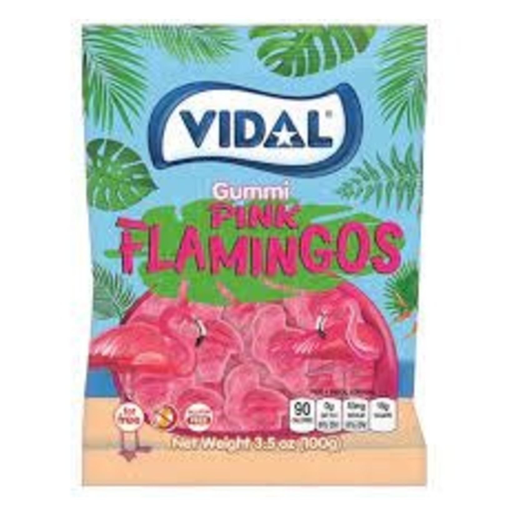 Vidal Gummi Pink Flamingos