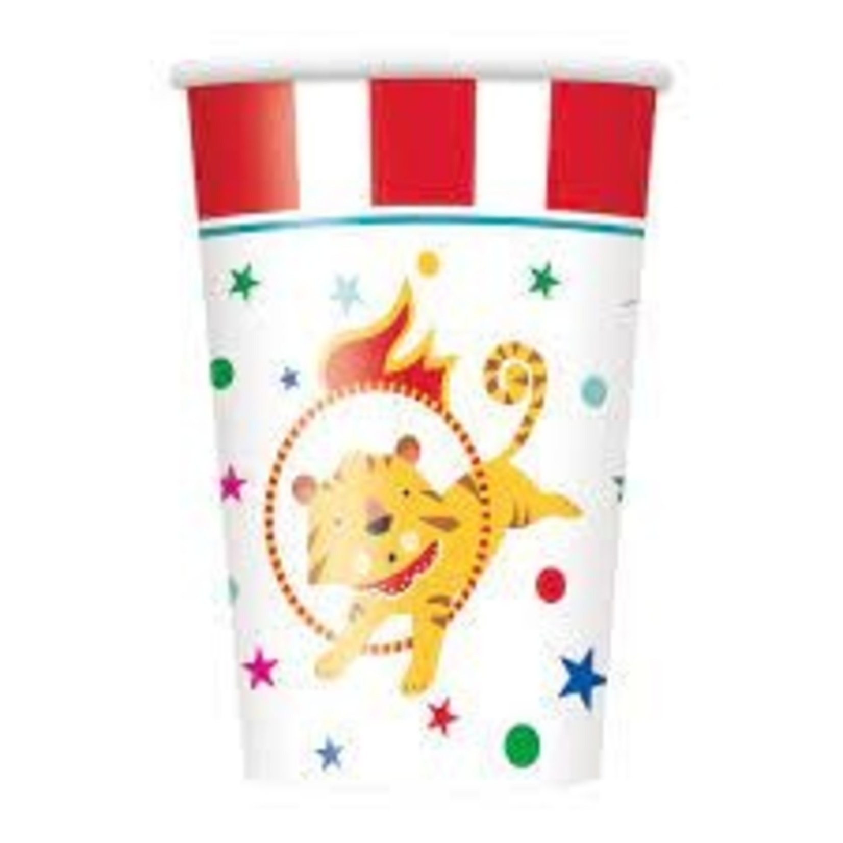 Circus Carnival 9oz Paper Cups  8ct