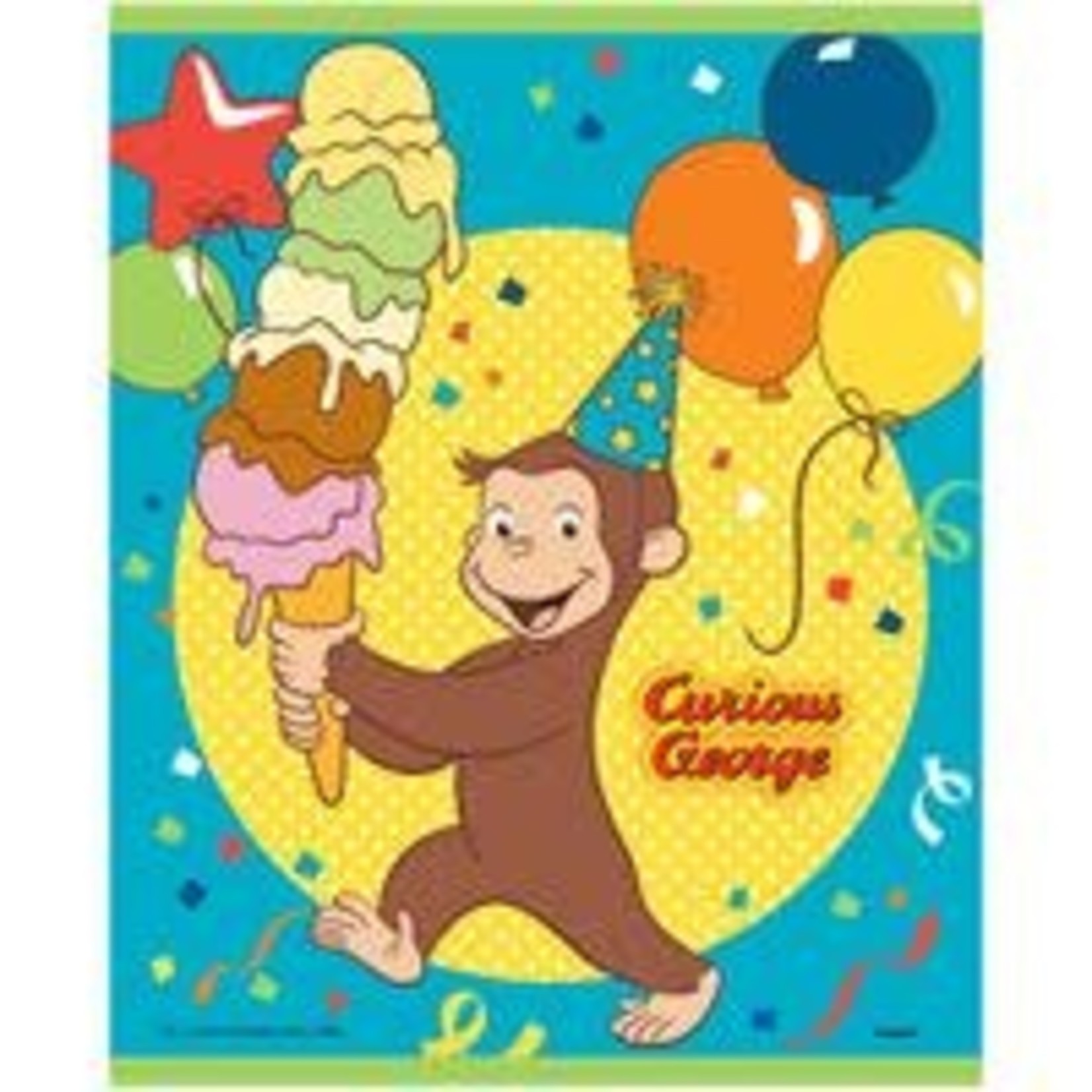 Curious George Loot Bags 8ct