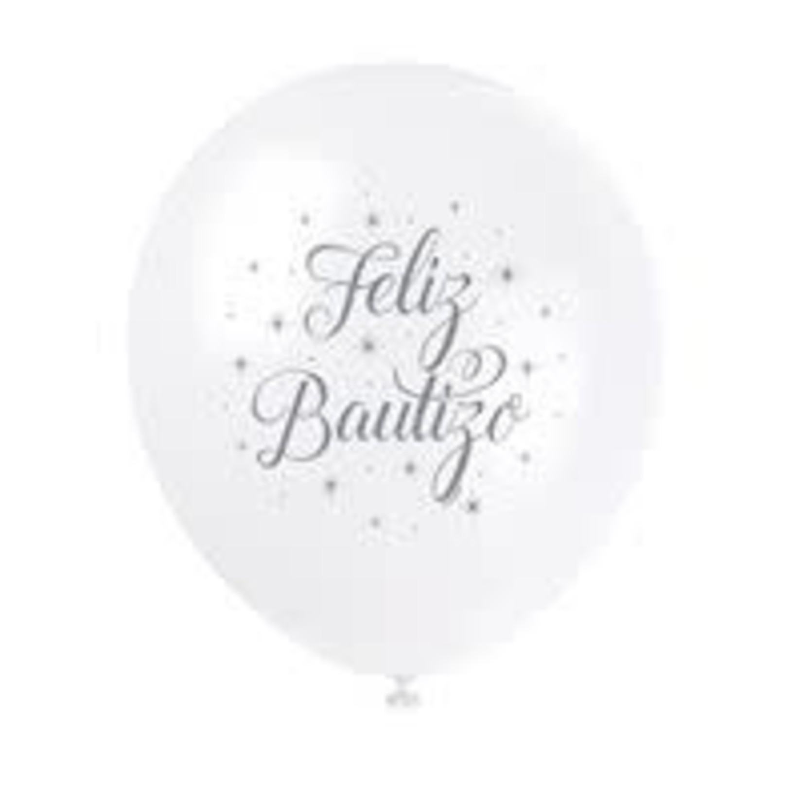 Feliz Bautizo Baptism 12" Latex Balloons 8ct