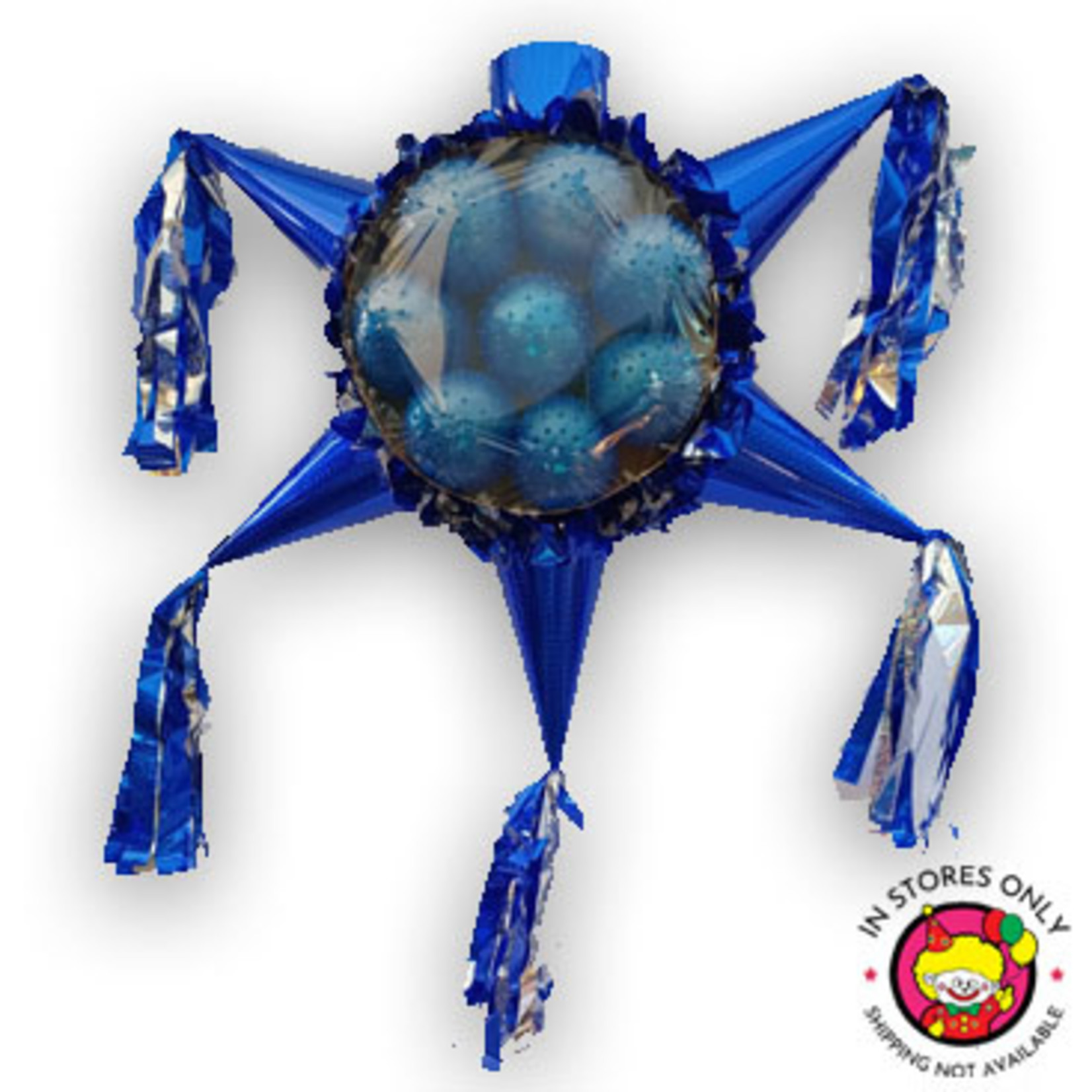 Dark Blue Star with Balls Piñata