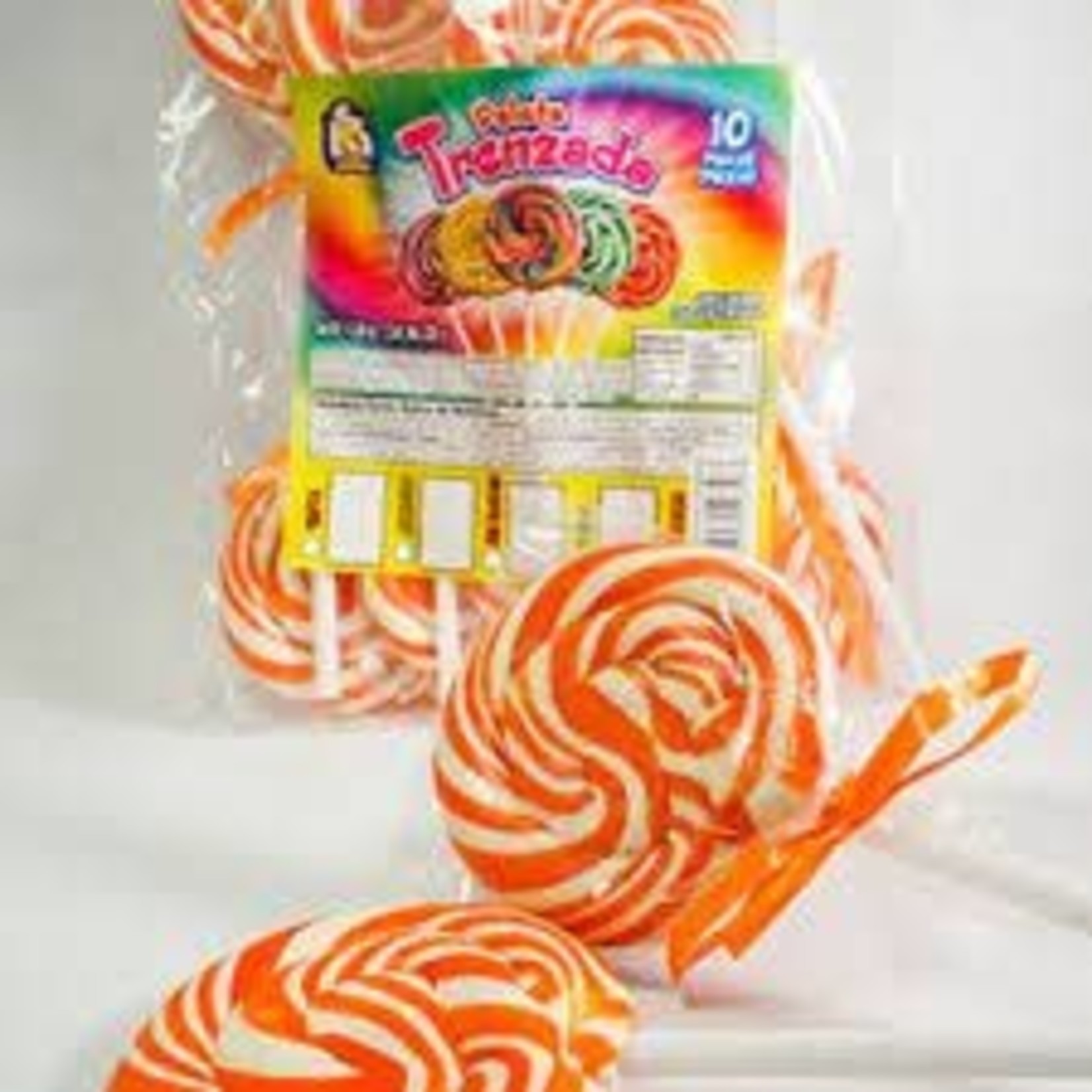 El Azteca Swirl Lollipop Paleta Trenzada