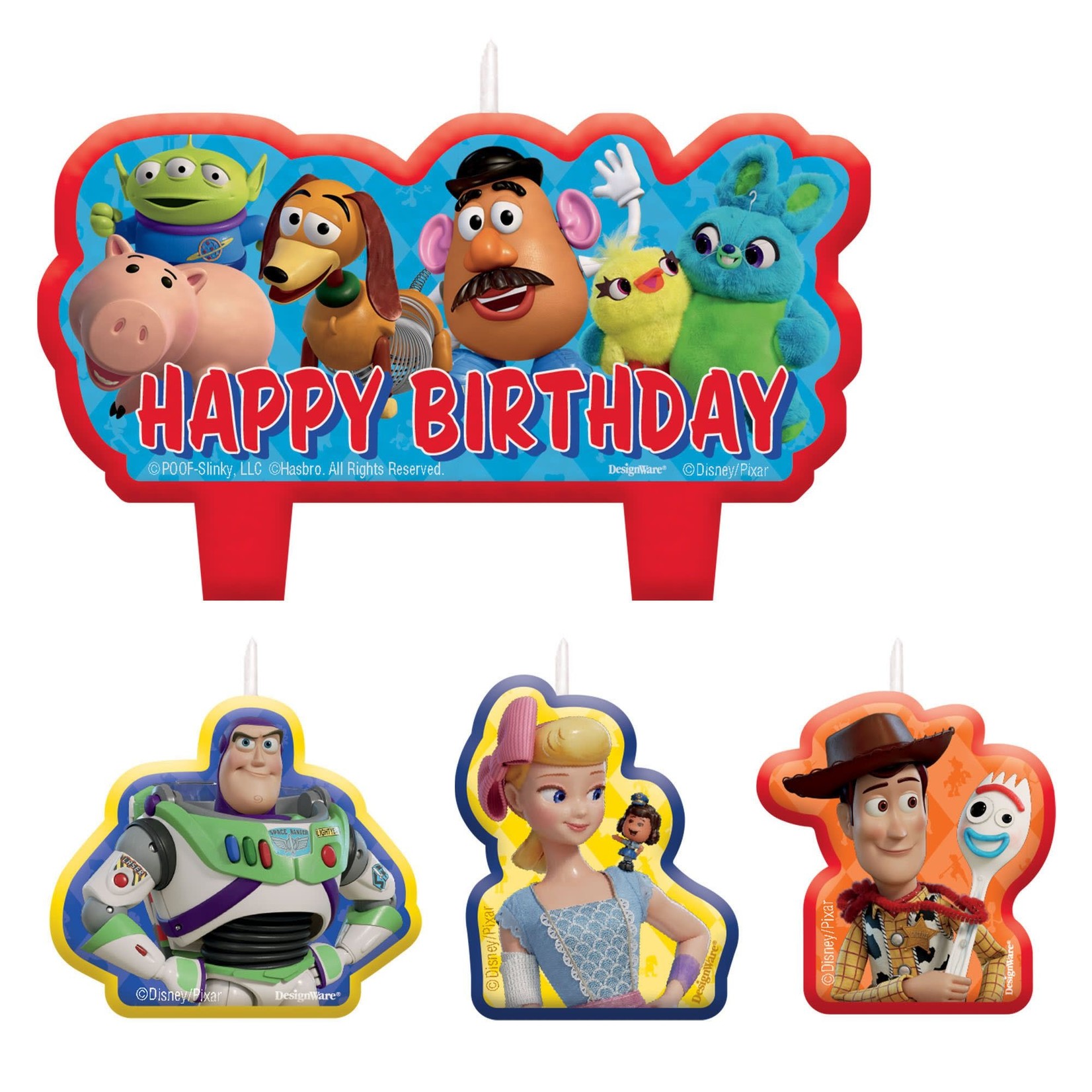 Toy Story 4 Birthday Cake Candle Set