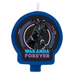 Black Panther Wakanda Forever Birthday Candle