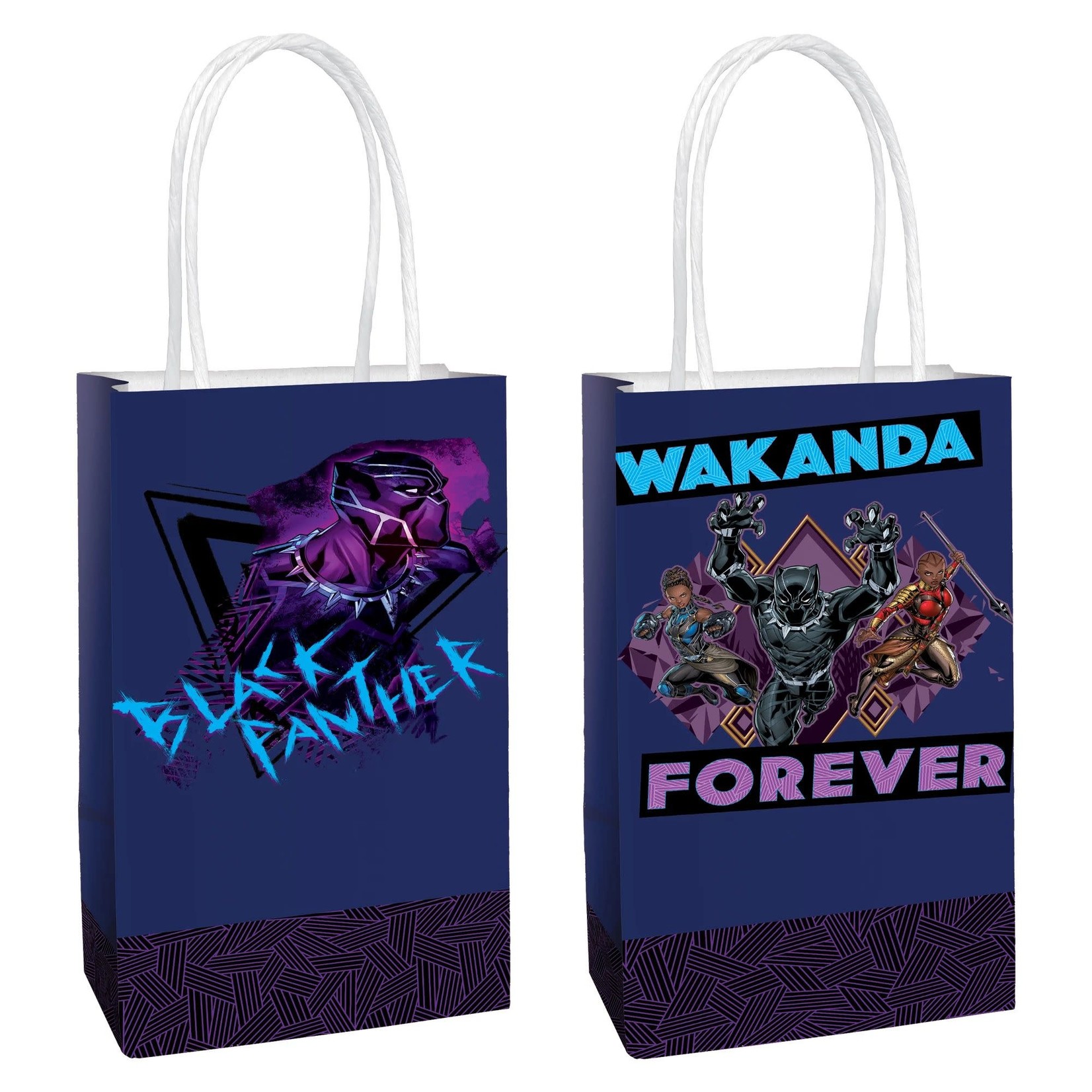 Black Panther Wakanda Forever Kraft Bags