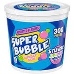 Super Bubble Bubble Gum Assorted Flavors 300ct
