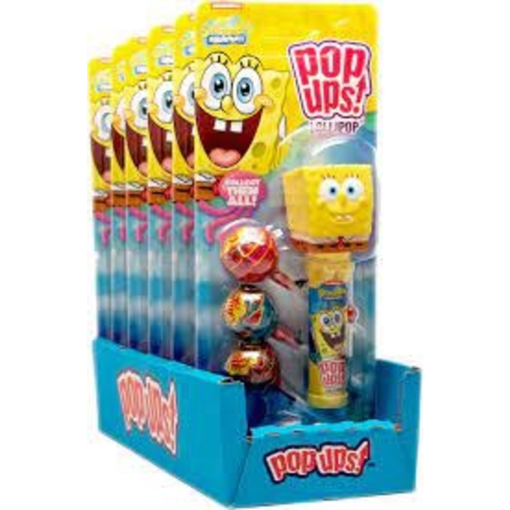 Chupa Chups Spongebob Pop-Outs 6/1.26oz